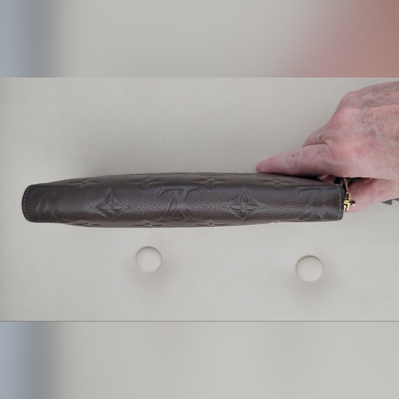 Louis Vuitton Monogram Empreinte Zippy Wallet in brown - Picture 7 of 12